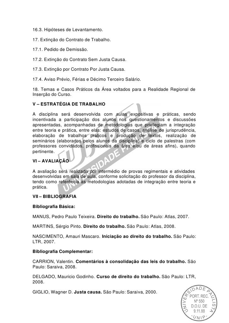 Direito individual do trabalho
