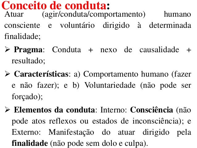 Exemplo De Conduta Formalmente Tipica E Materialmente Ao Mesmo Tempo