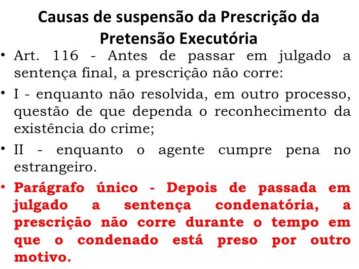 Direito Penal III UNEB Prescrição Direito Penal III UNEB Prescrição