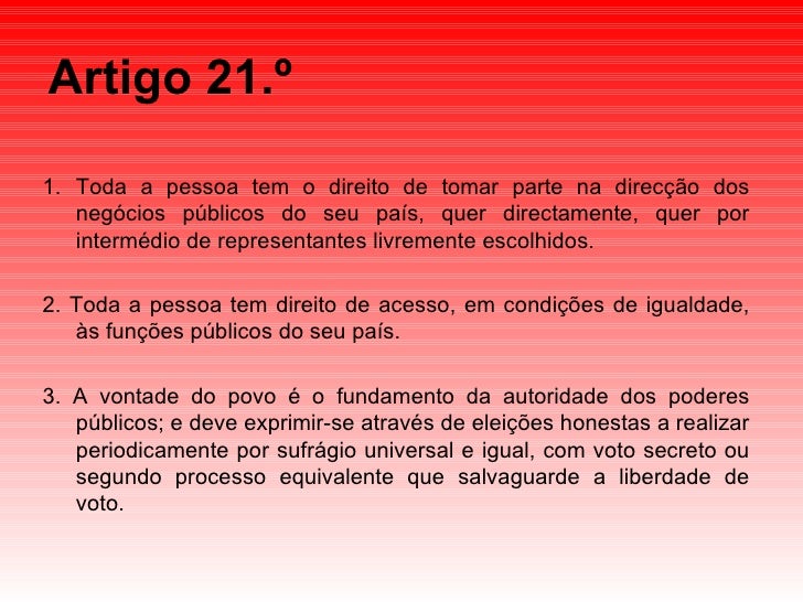 Leia Os Dois Artigos Seguintes Extraídos Da Declaração Dos Direitos