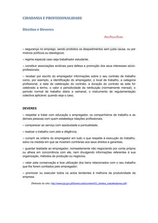 Direitos E Deveres