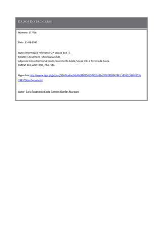 Número:
Data
Outra informação relevante:
Hyperlink
Autor:
 