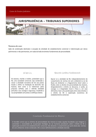 JURISPRUDÊNCIA  –  TRIBUNAIS  SUPERIORES
 
