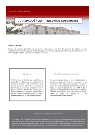 JURISPRUDÊNCIA  –  TRIBUNAIS  SUPERIORES
 