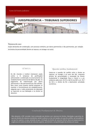 JURISPRUDÊNCIA – TRIBUNAIS SUPERIORES
 