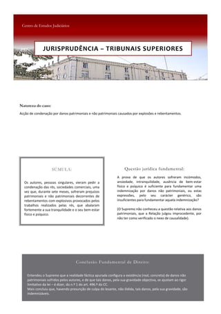 JURISPRUDÊNCIA – TRIBUNAIS SUPERIORES
 