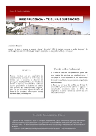 JURISPRUDÊNCIA – TRIBUNAIS SUPERIORES
 