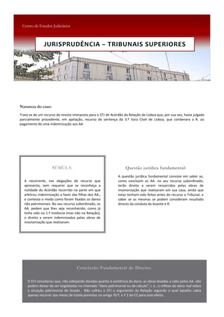 JURISPRUDÊNCIA – TRIBUNAIS SUPERIORES
 