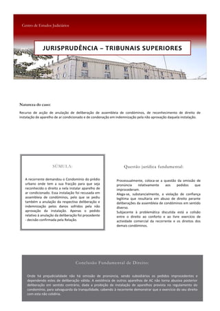 JURISPRUDÊNCIA – TRIBUNAIS SUPERIORES
 
