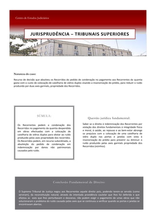 JURISPRUDÊNCIA – TRIBUNAIS SUPERIORES
 