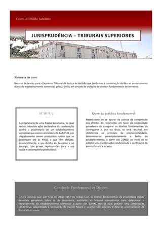 JURISPRUDÊNCIA – TRIBUNAIS SUPERIORES
 