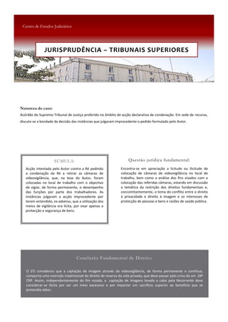 JURISPRUDÊNCIA – TRIBUNAIS SUPERIORES
 