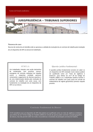 JURISPRUDÊNCIA – TRIBUNAIS SUPERIORES
 