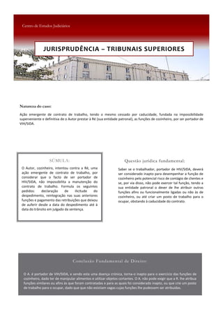 JURISPRUDÊNCIA – TRIBUNAIS SUPERIORES
 