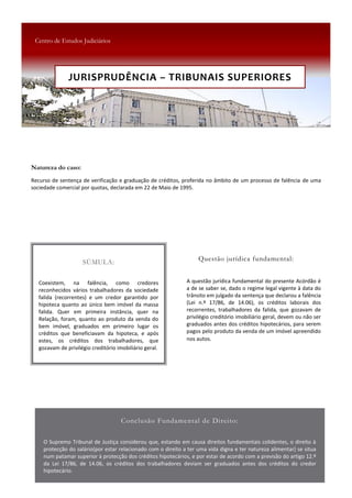 JURISPRUDÊNCIA – TRIBUNAIS SUPERIORES
 