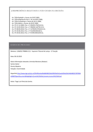 Número:
Data
Outra informação relevante
Hyperlink
Autor
 