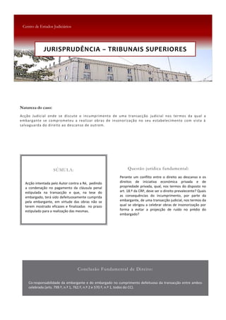 JURISPRUDÊNCIA  –  TRIBUNAIS  SUPERIORES
 