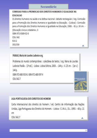 13
Secundário
 