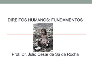 DIREITOS HUMANOS: FUNDAMENTOS




 Prof. Dr. Julio Cesar de Sá da Rocha
 