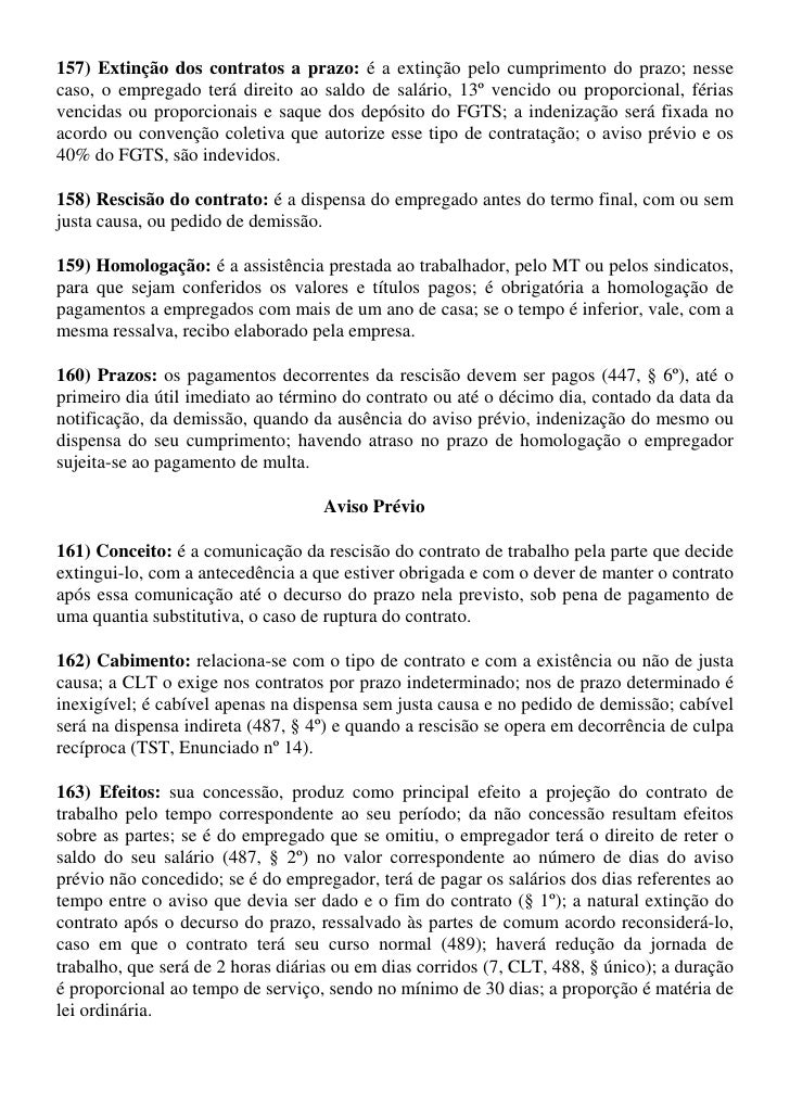 Direito trabalho
