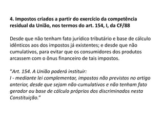 3.4. A CIDE prevista no art. 19 da Lei nº 9.433/97“Art. 19. A cobrança pelo uso de recursos hídricos objetiva:I - reconhecer a água como bem econômico e dar ao usuário uma indicação de seu real valor;II - incentivar a racionalização do uso da água; III - obter recursos financeiros para o financiamento dos programas e intervenções contemplados nos planos de recursos hídricos.Art. 20. Serão cobrados os usos de recursos hídricos sujeitos a outorga, nos termos do art. 12 desta Lei. Art. 21. Na fixação dos valores a serem cobrados pelo uso dos recursos hídricos devem ser observados, dentre outros:I - nas derivações, captações e extrações de água, o volume retirado e seu regime de variação; II - nos lançamentos de esgotos e demais resíduos líquidos ou gasosos, o volume lançado e seu regime de variação e as características físico-químicas, biológicas e de toxidade do afluente.Art. 22. Os valores arrecadados com a cobrança pelo uso de recursos hídricos serão aplicados prioritariamente na bacia hidrográfica em que foram gerados e serão utilizados:I - no financiamento de estudos, programas, projetos e obras incluídos nos Planos de Recursos Hídricos;II - no pagamento de despesas de implantação e custeio administrativo dos órgãos e entidades integrantes do Sistema Nacional de Gerenciamento de Recursos Hídricos.§ 1º A aplicação nas despesas previstas no inciso II deste artigo é limitada a sete e meio por cento do total arrecadado.§ 2º Os valores previstos no caput deste artigo poderão ser aplicados a fundo perdido em projetos e obras que alterem, de modo considerado benéfico à coletividade, a qualidade, a quantidade e o regime de vazão de um corpo de água”.