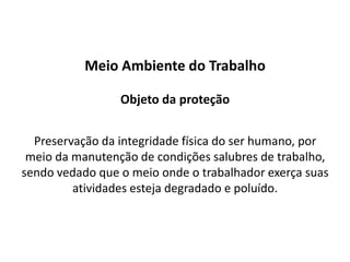 Meio Ambiente Cultural O meio ambiente cultural é o conjunto de bens que formam o patrimônio histórico, artístico, arqueológico, paisagístico, e turístico.  Tais bens traduzem a história de um povo, a sua formação, cultura e, portanto, os próprios elementos identificadores de sua cidadania, que constitui o princípio fundamental norteador da República Federativa do Brasil. Não há restrição a qualquer tipo de bem, de modo que podem ser materiais ou imateriais, singulares ou coletivos, móveis ou imóveis. Os bens são passíveis de proteção independentemente do fato de terem sido criados por intervenção humana (podem ser bens naturais ou artificiais).