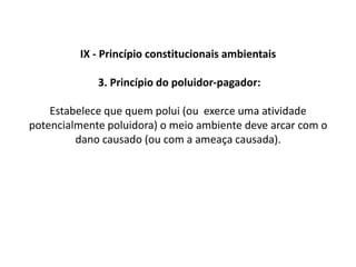 Meio Ambiente do TrabalhoObjeto da proteçãoPreservação da integridade física do ser humano, por meio da manutenção de condições salubres de trabalho, sendo vedado que o meio onde o trabalhador exerça suas atividades esteja degradado e poluído.
