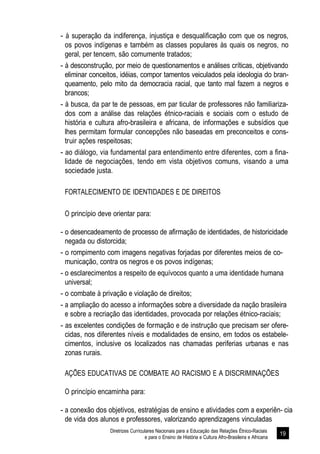 Diretrizes Curriculares Nacionais para a Educação das Relações Étnico-Raciais 