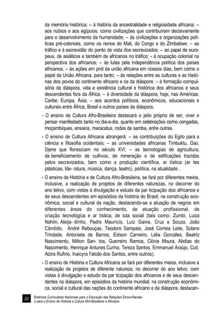 Diretrizes Curriculares Nacionais para a Educação das Relações Étnico-Raciais 