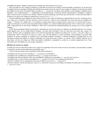 Diretrizes acsm - Para prescrição de exercícios