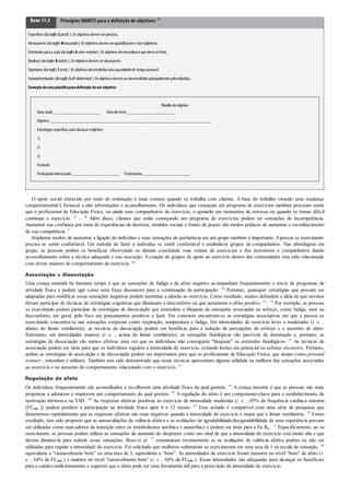 Diretrizes acsm - Para prescrição de exercícios