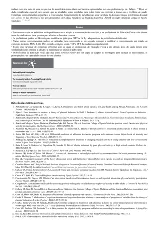 Diretrizes acsm - Para prescrição de exercícios