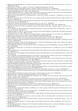 Diretrizes acsm - Para prescrição de exercícios