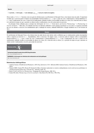 Diretrizes acsm - Para prescrição de exercícios