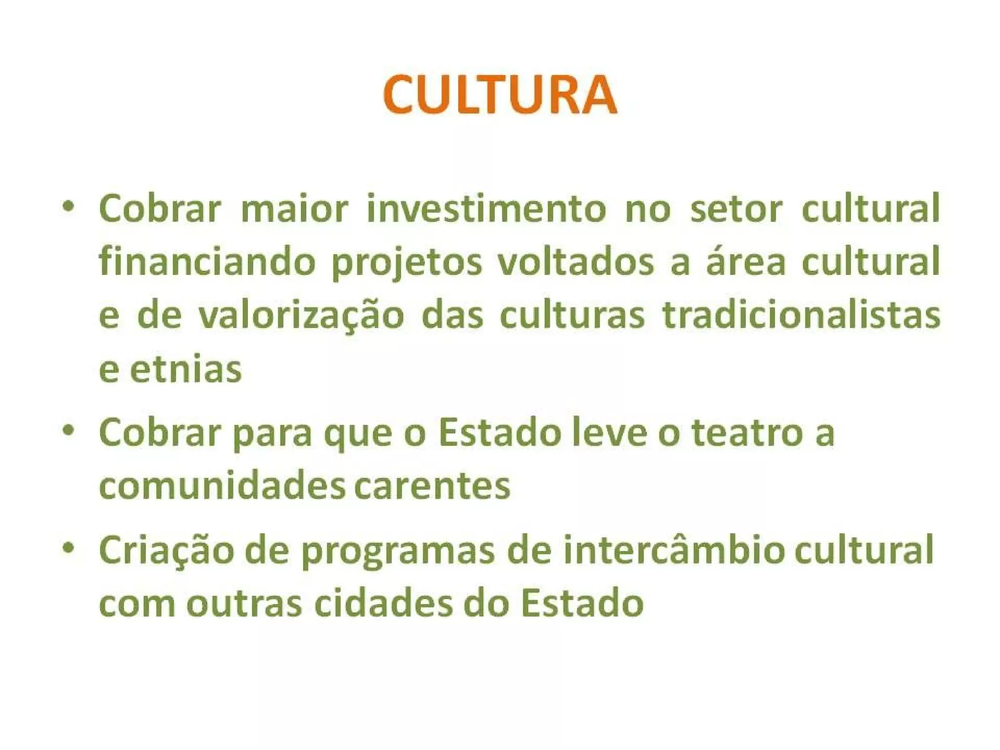 Diretrizes básicas propostas 2010