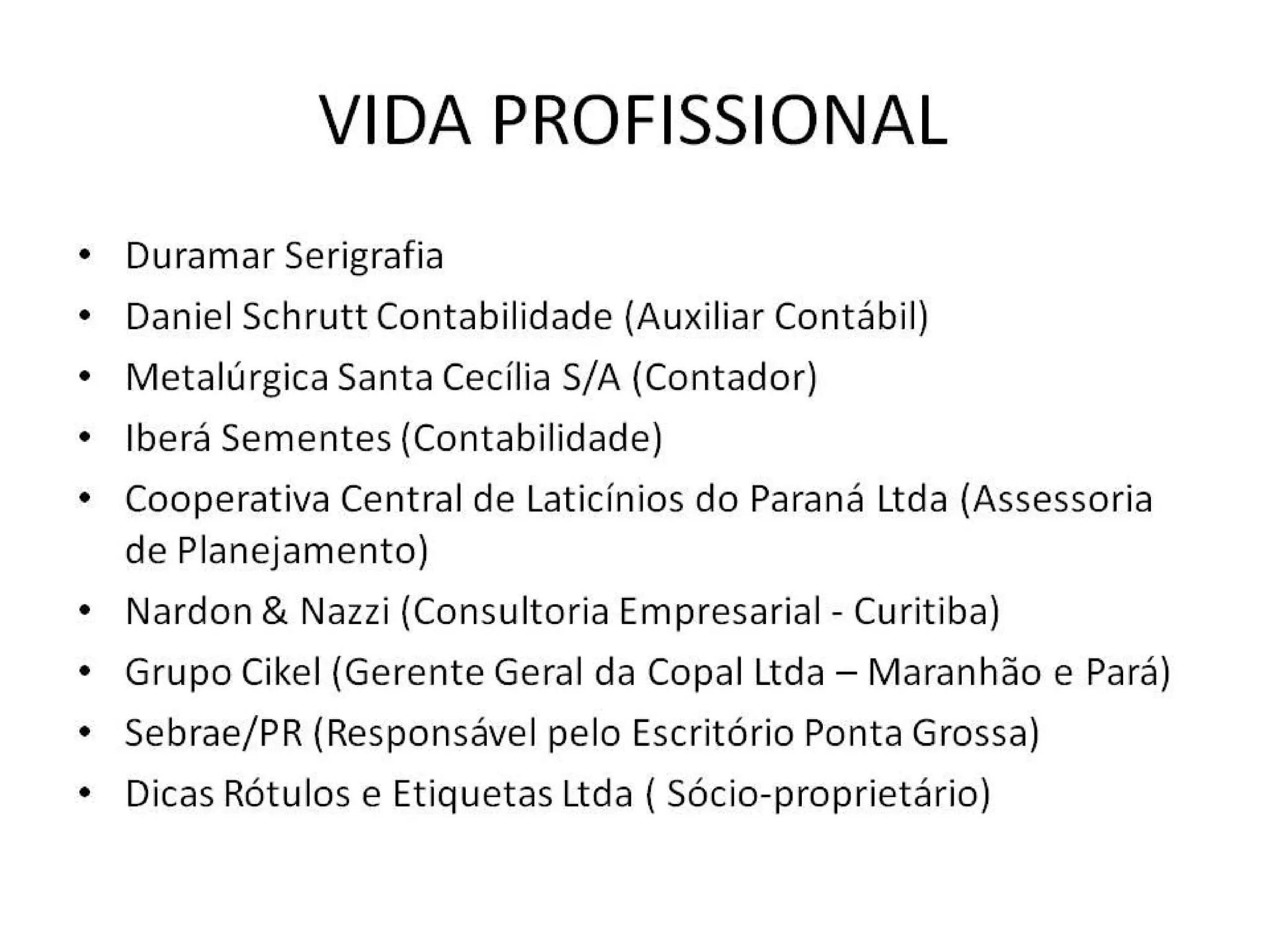 Diretrizes básicas propostas 2010