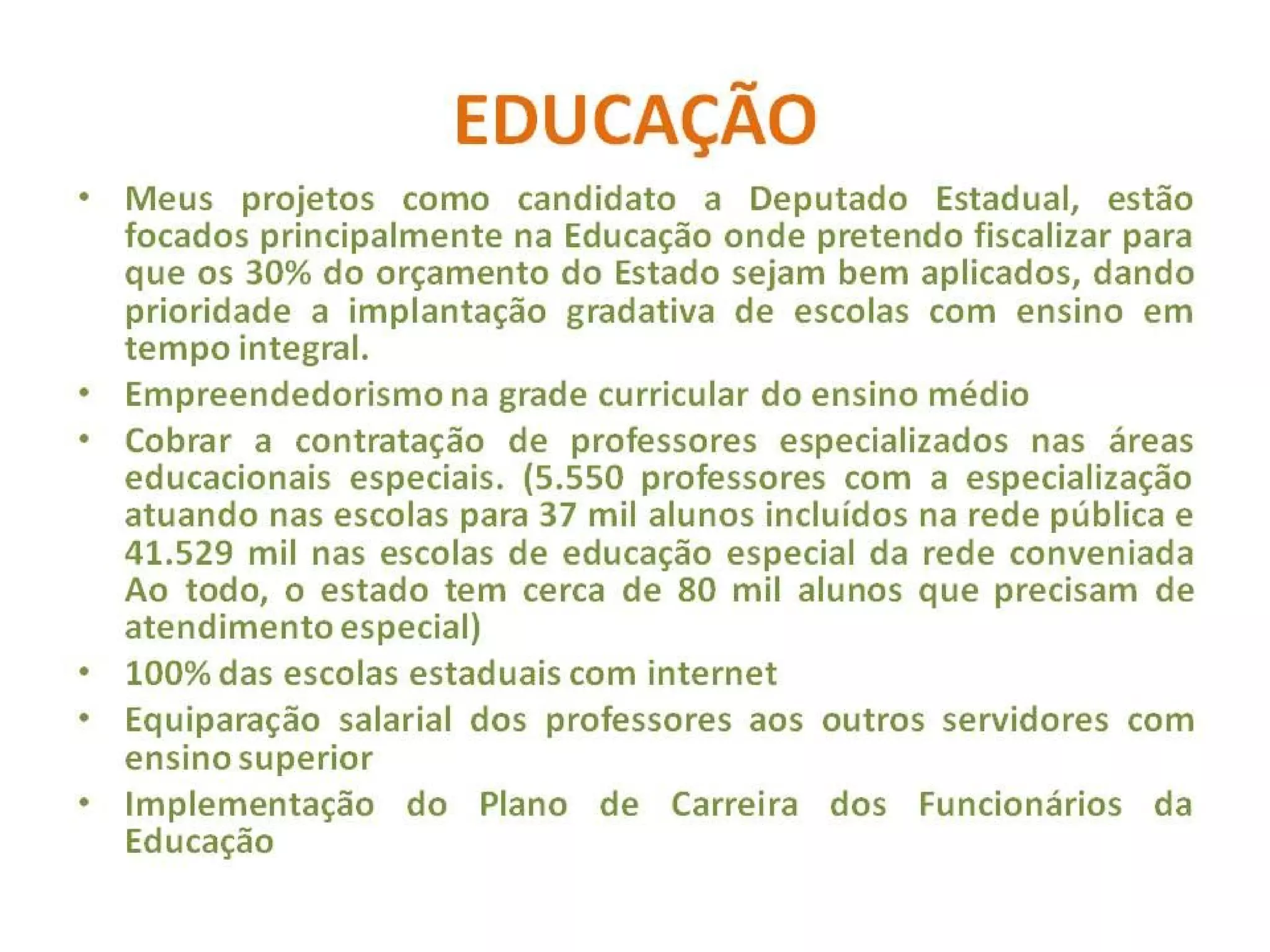 Diretrizes básicas propostas 2010