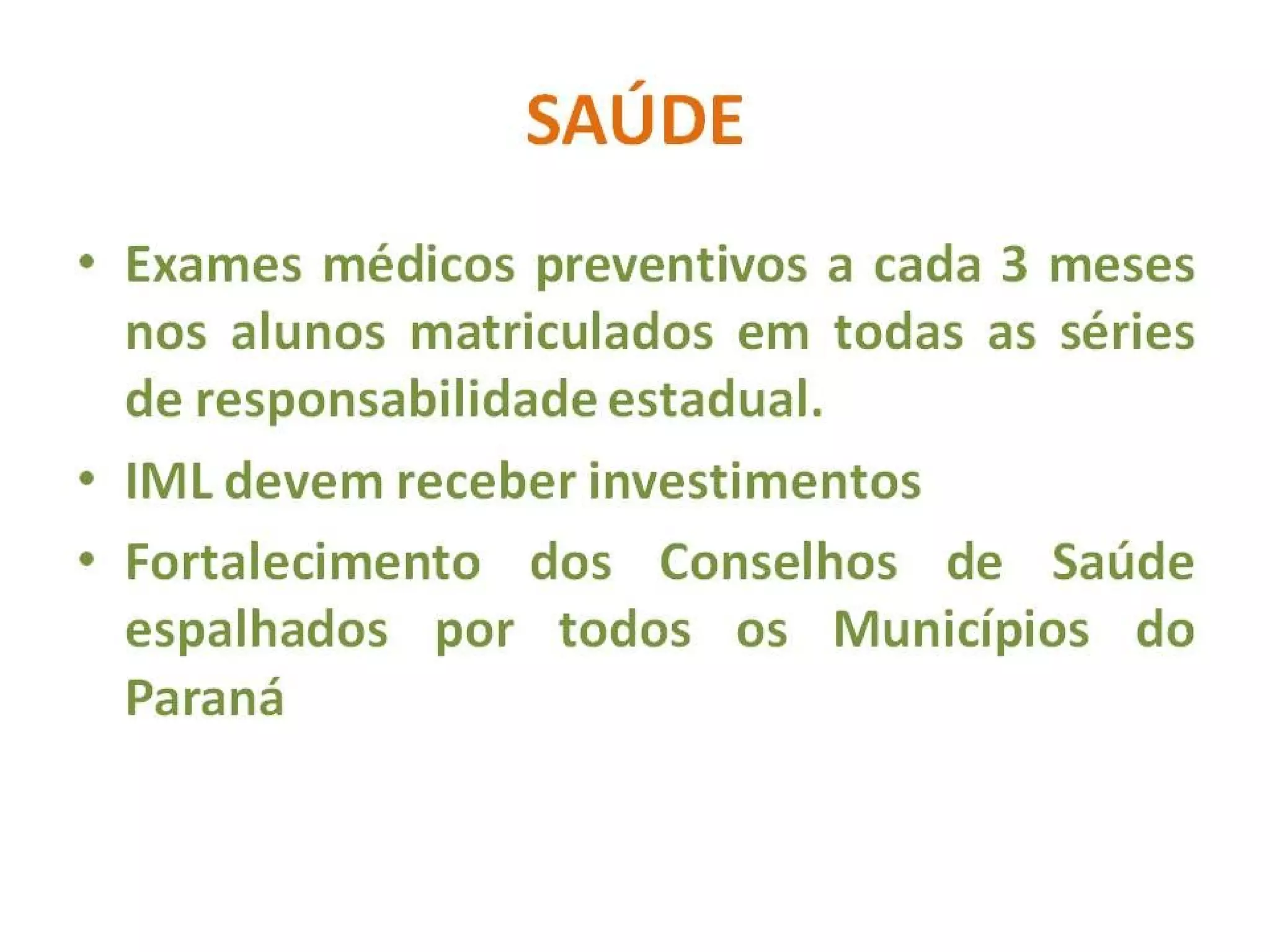 Diretrizes básicas propostas 2010
