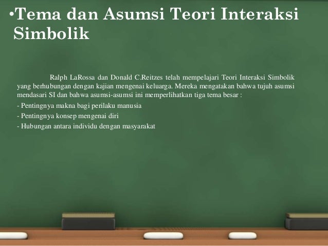 Diri Dan Pesan Teori Interaksi Simbolik Diri Dan Pesan Teori Interaksi Simbolik