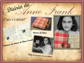 Anne Frank

O que é o diário?

Diário de Anne

 