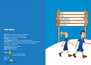 Nome:

                                                                            Totem:

                                                                           Equipa/Equipagem:

                                                                            Comunidade/Frota:

                                                                           Agrupamento:



FICHA TÉCNICA

Título: Diário de Vivências - Pioneiros e Marinheiros
Autor: CNE - Secretaria Nacional Pedagógica
Revisão: CNE - Secretaria Nacional Pedagógica
Ilustrações: João Vasco Leal
Capa e Paginação: SUBSOLO®, Soluções de Entretenimento
Fotografias: Ana Teresa Vermelho, Cláudia Gerardo, Flávio Lucas, Gonçalo
Vieira, Hugo Carvalho, Maria Amélia Gama, Tiago Vaz e Região de
Portalegre e Castelo Branco
Impressão: Sunprint, Artes Gráficas
Depósito Legal: 000000000
ISBN: 978-972-740-165-9


Edição:
                Corpo Nacional de Escutas
                Escutismo Católico Português
Ano: 2010
Apoio:
 