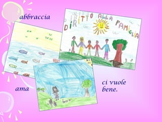 abbraccia
ci vuole
bene.ama
 