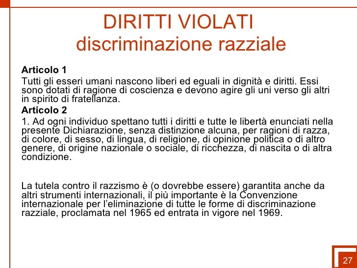 Che Cosa Sono I Diritti Umani Riassunto