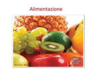 Alimentazione	
  

 