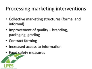 Draft LIVES project implementation plan