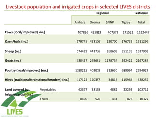Draft LIVES project implementation plan