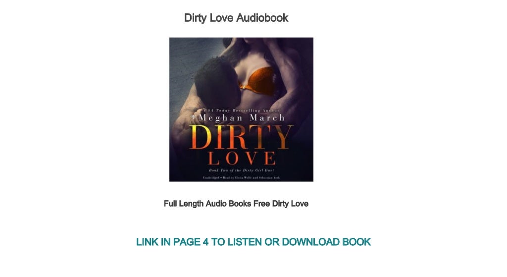 Dirty Love Full Length Audio Books Free