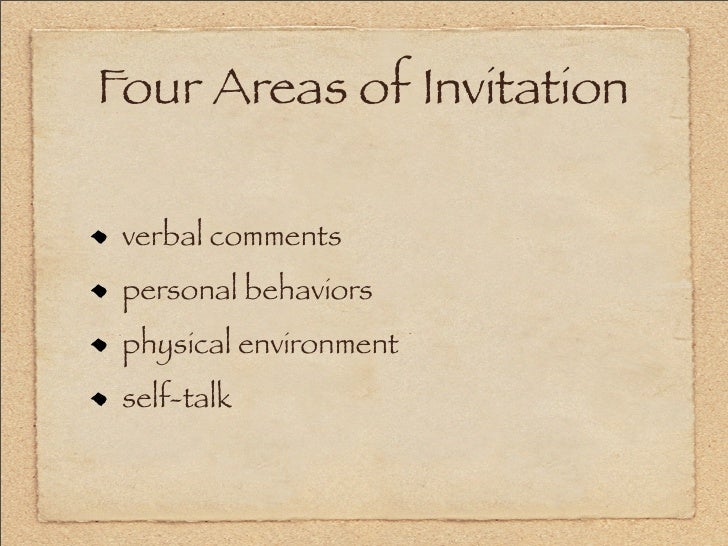 inviting disinviting language