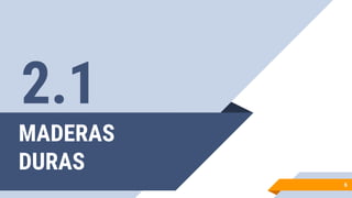 MADERAS
DURAS
6
2.1
 