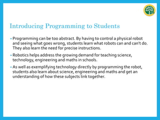 ROBOTICS IN SCHOOLS | PPTX